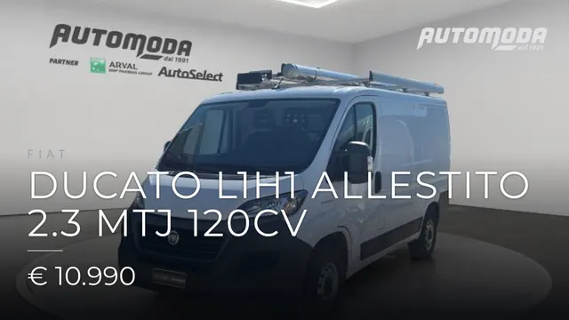 FIAT Ducato L1H1 ALLESTITO 2.3 MTJ 120CV 2021