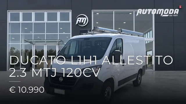 FIAT Ducato L1H1 ALLESTITO 2.3 MTJ 120CV 2021