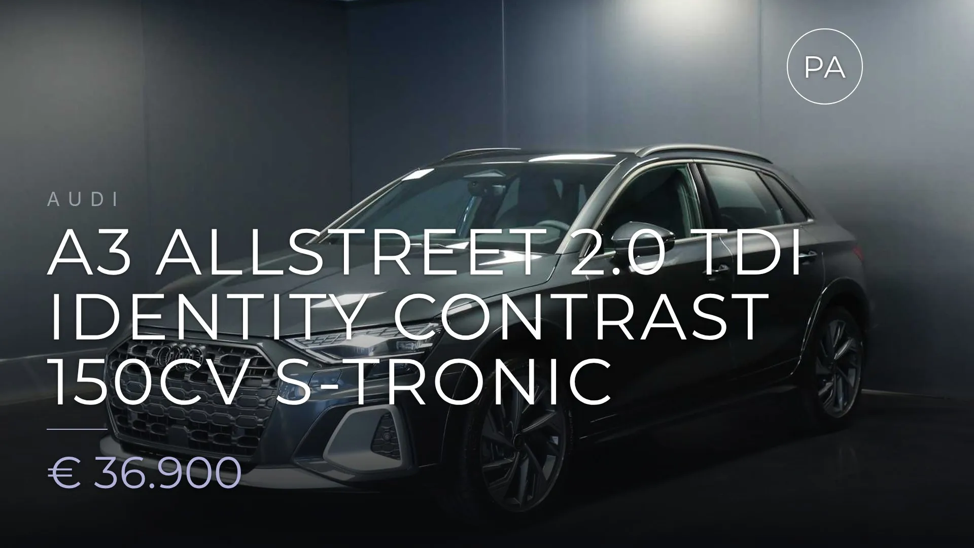 Audi A3 allstreet 2.0 tdi Identity Contrast 150cv s-tronic 2025
