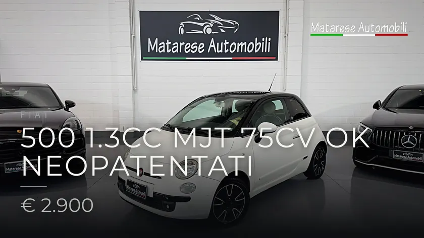 Fiat 500 1.3cc mjt 75cv OK Neopatentati 2007