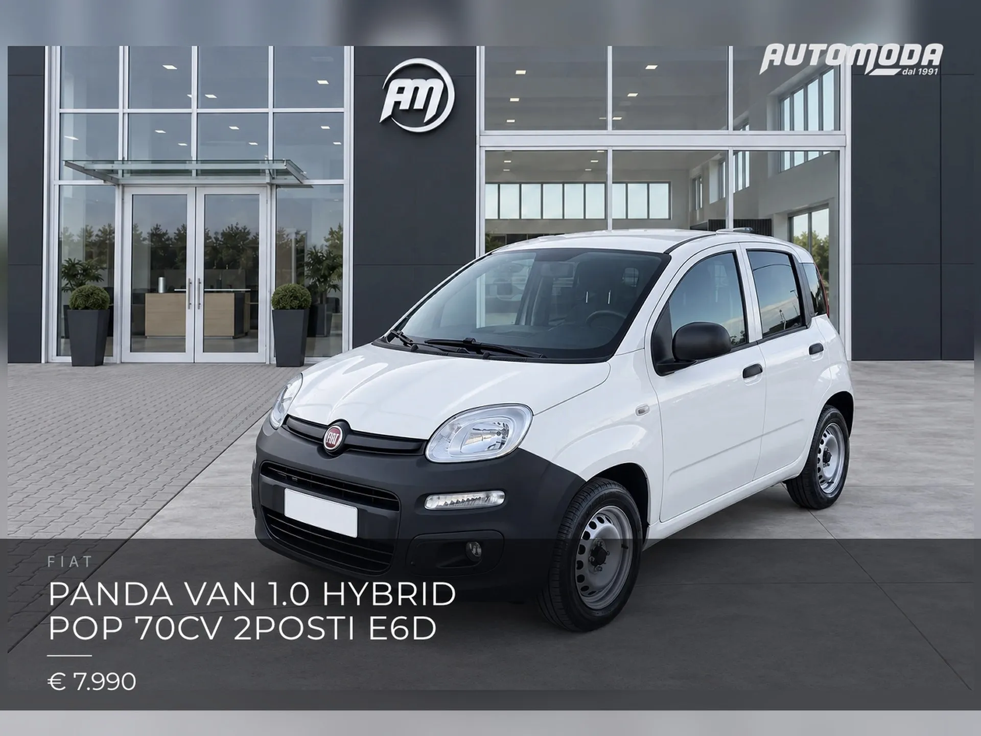 Fiat Panda van 1.0 hybrid Pop 70cv 2posti E6d 2022