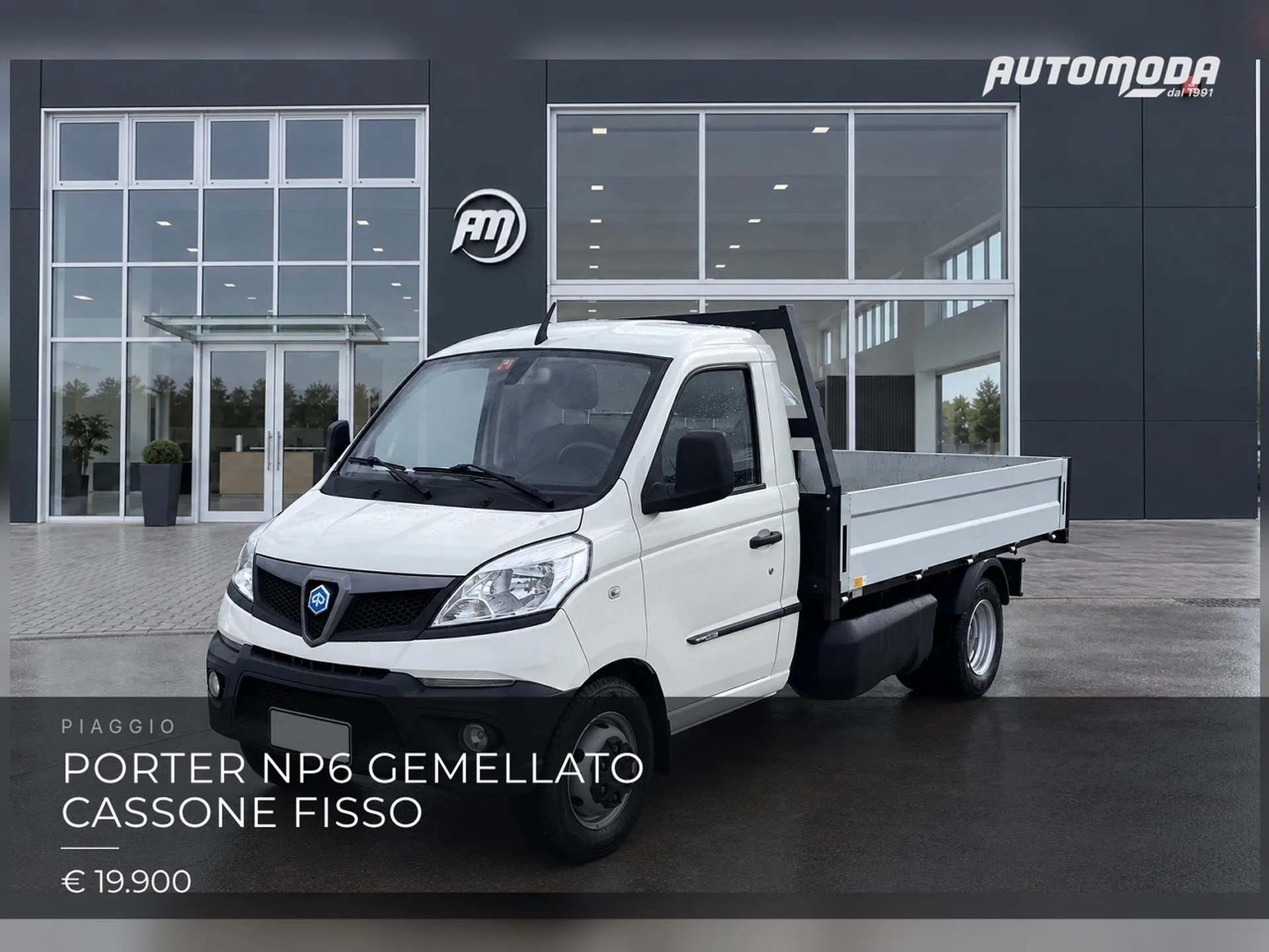 Piaggio Porter NP6 Gemellato cassone fisso 2023