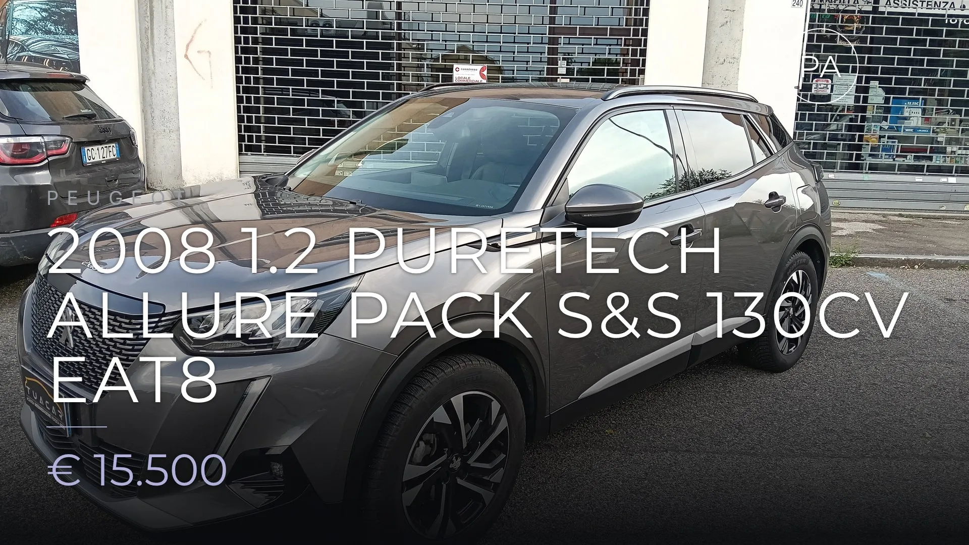 Peugeot 2008 1.2 puretech Allure Pack s&s 130cv eat8 2021