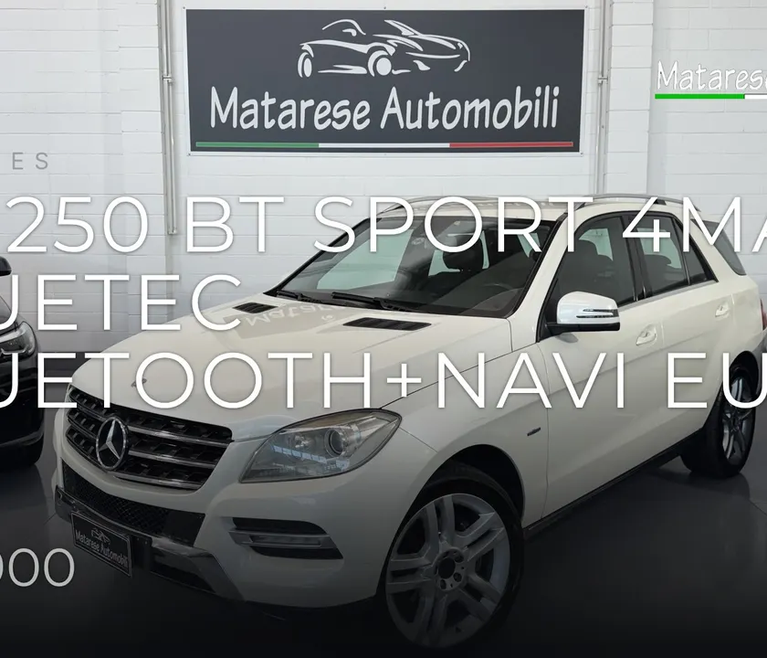 Mercedes ML 250 bt Sport 4Matic BlueTec Bluetooth+Navi Euro 6B 2011