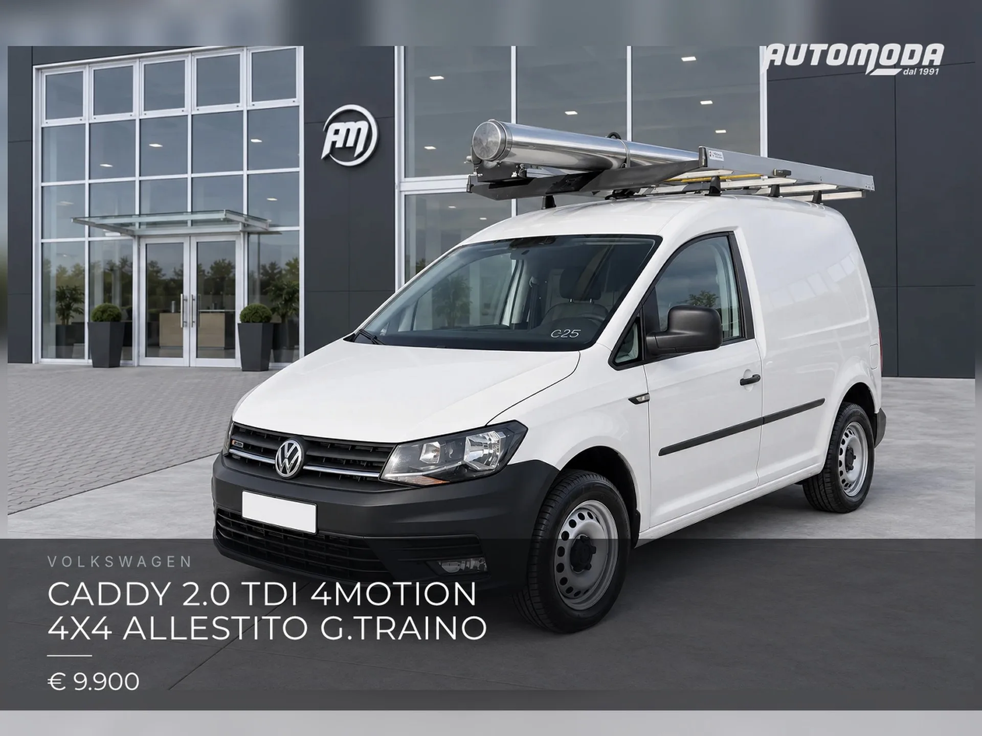 Volkswagen Caddy 2.0 TDI 4MOTION 4X4 ALLESTITO G.TRAINO 2019