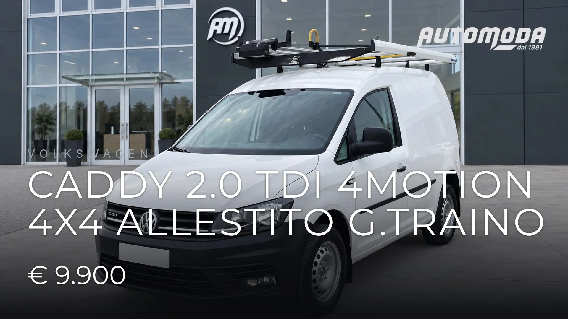 Volkswagen Caddy 2.0 TDI 4MOTION 4X4 ALLESTITO G.TRAINO 2019