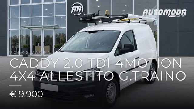 Volkswagen Caddy 2.0 TDI 4MOTION 4X4 ALLESTITO G.TRAINO 2019