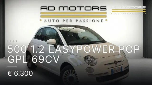 Fiat 500 1.2 easypower Pop Gpl 69cv 2011
