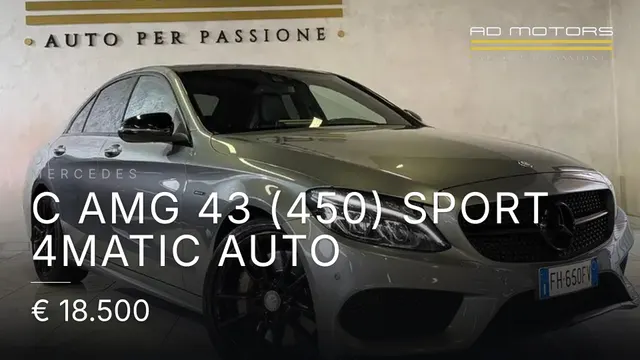 Mercedes C AMG 43 (450) Sport 4matic auto 2017