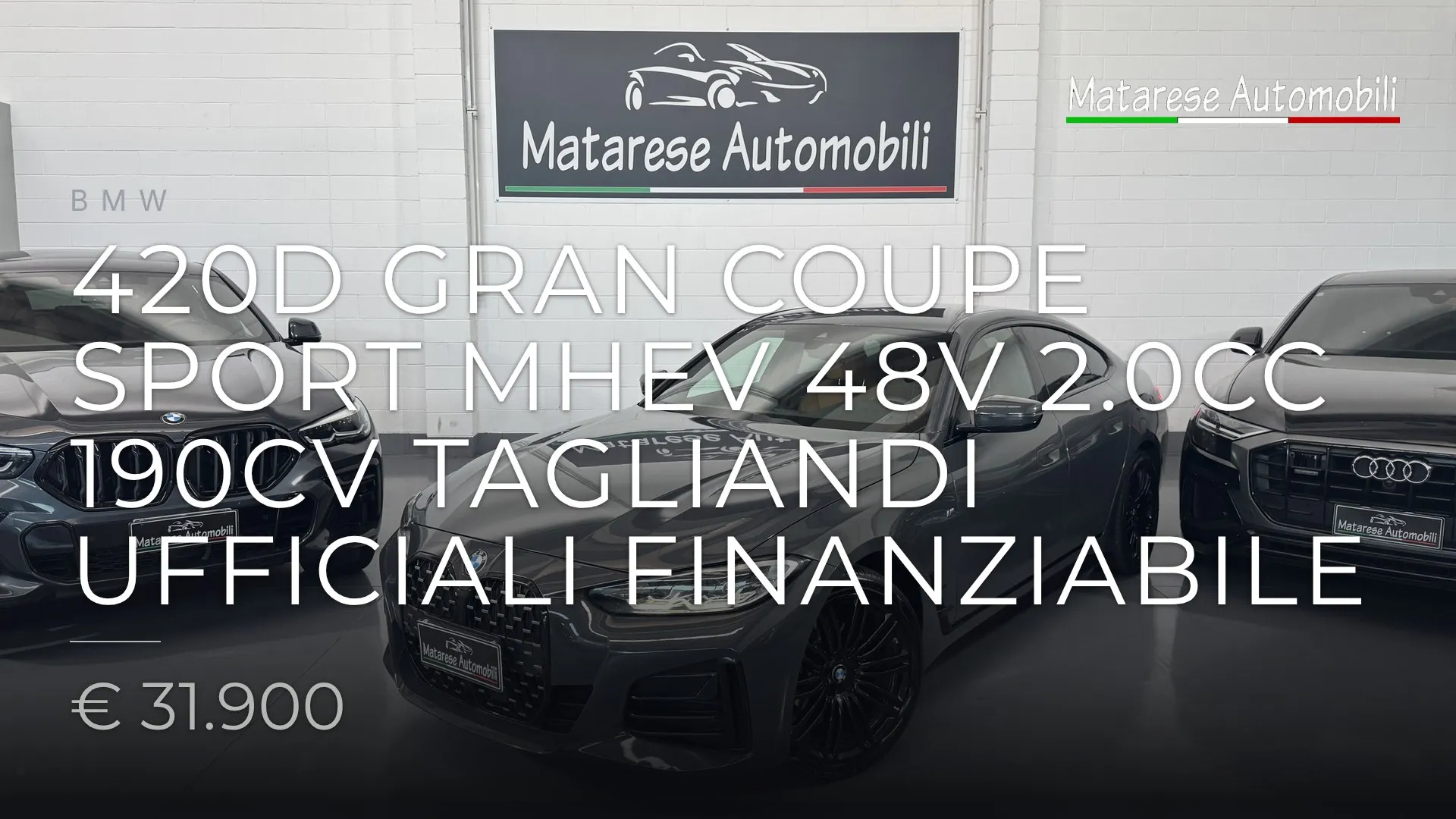 BMW 420d Gran Coupe Sport mhev 48V 2.0cc 190cv Tagliandi Ufficiali Finanziabile 2022