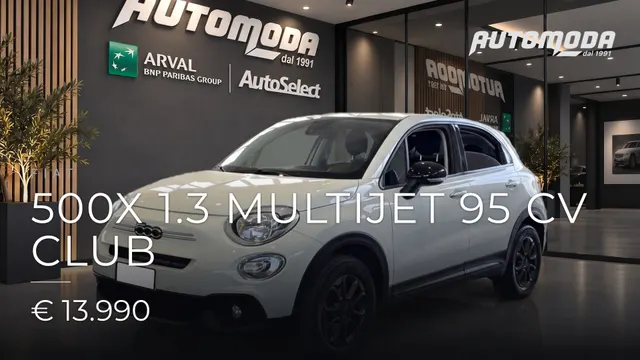 Fiat 500X 1.3 MultiJet 95 CV CLUB 2023