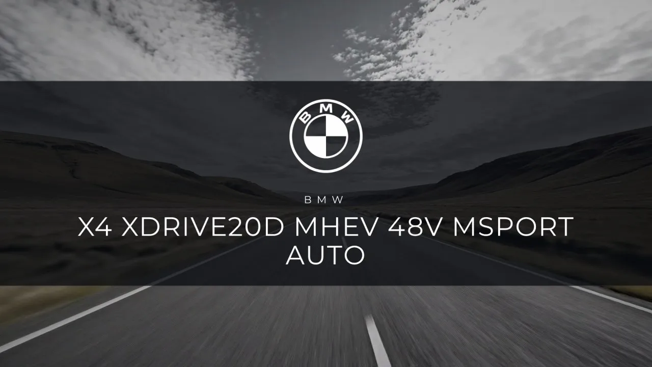 BMW X4 xdrive20d mhev 48V Msport auto 2023