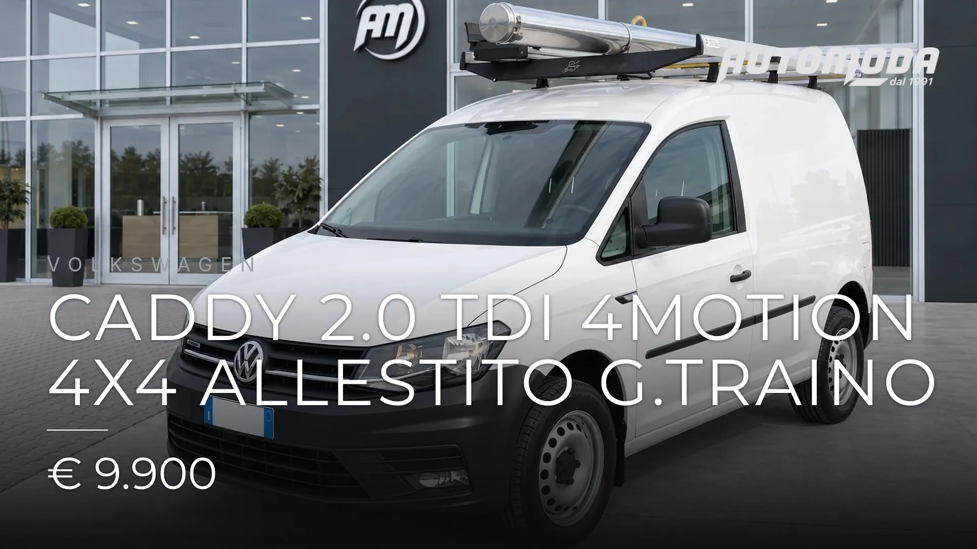 Volkswagen Caddy 2.0 TDI 4MOTION 4X4 ALLESTITO G.TRAINO 2019