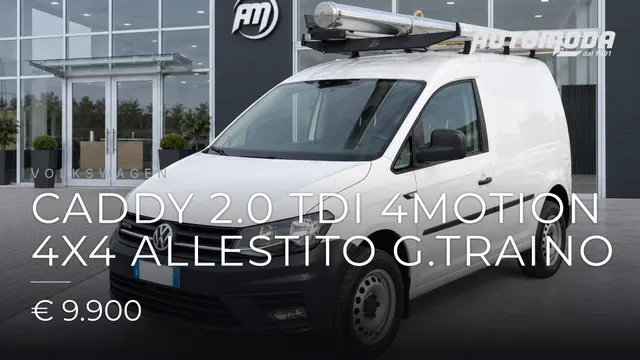 Volkswagen Caddy 2.0 TDI 4MOTION 4X4 ALLESTITO G.TRAINO 2019