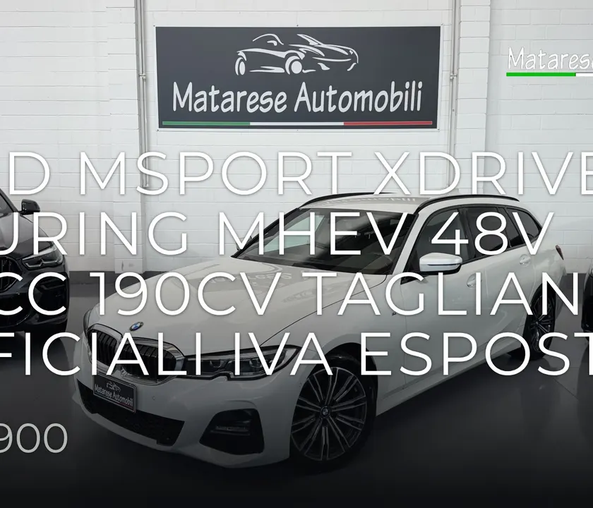BMW 320d Msport Xdrive Touring mhev 48V 2.0cc 190cv Tagliandi ufficiali IVA esposta 2022