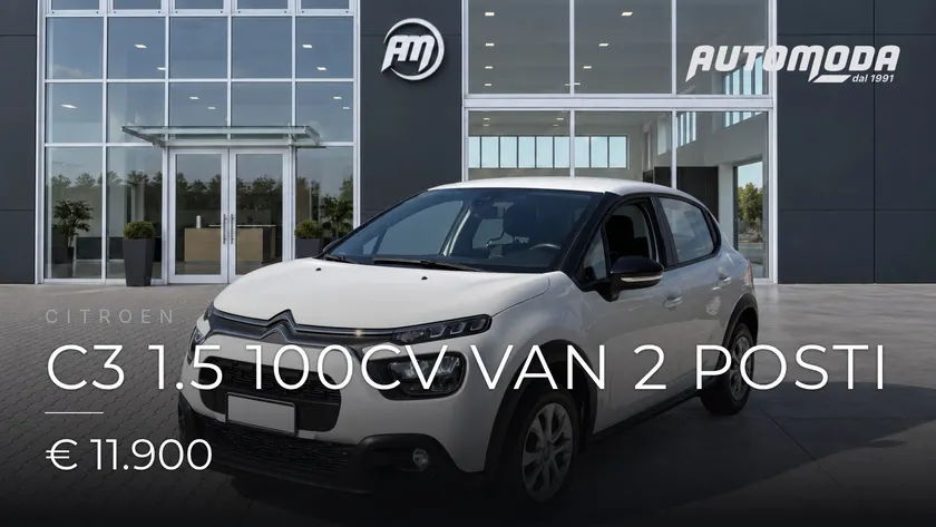 Citroen C3 1.5 100CV VAN 2 POSTI 2024