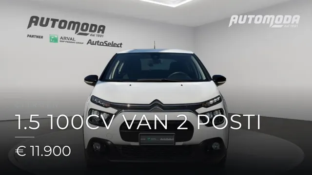 CITROEN 1.5 100CV VAN 2 POSTI 2024