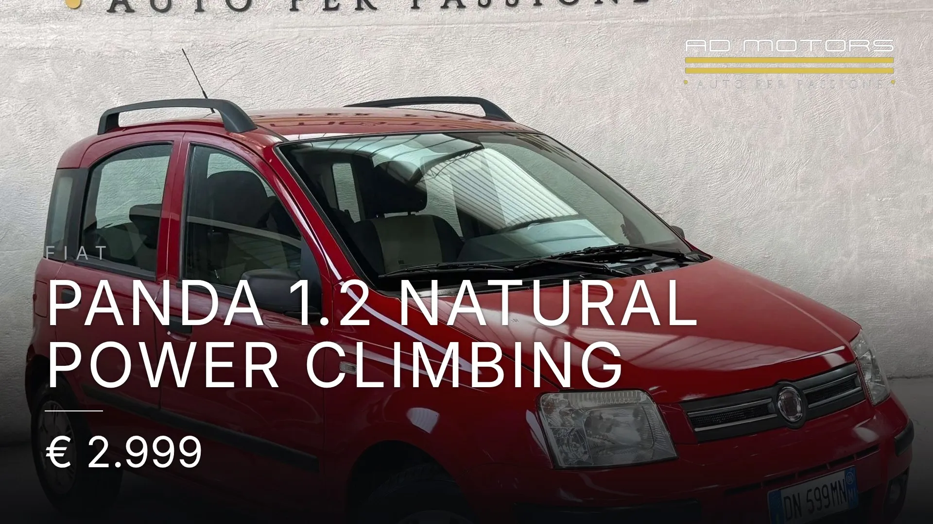 Fiat Panda 1.2 natural power Climbing 2008