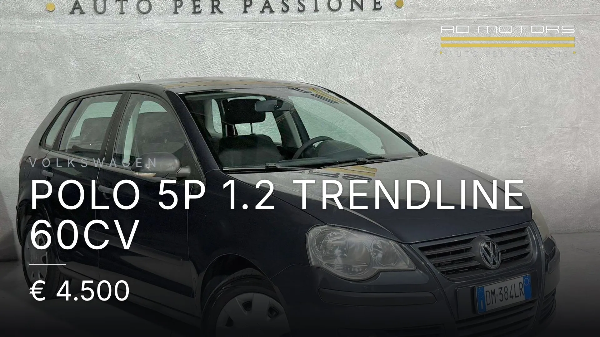 Volkswagen Polo 5p 1.2 Trendline 60cv 2008