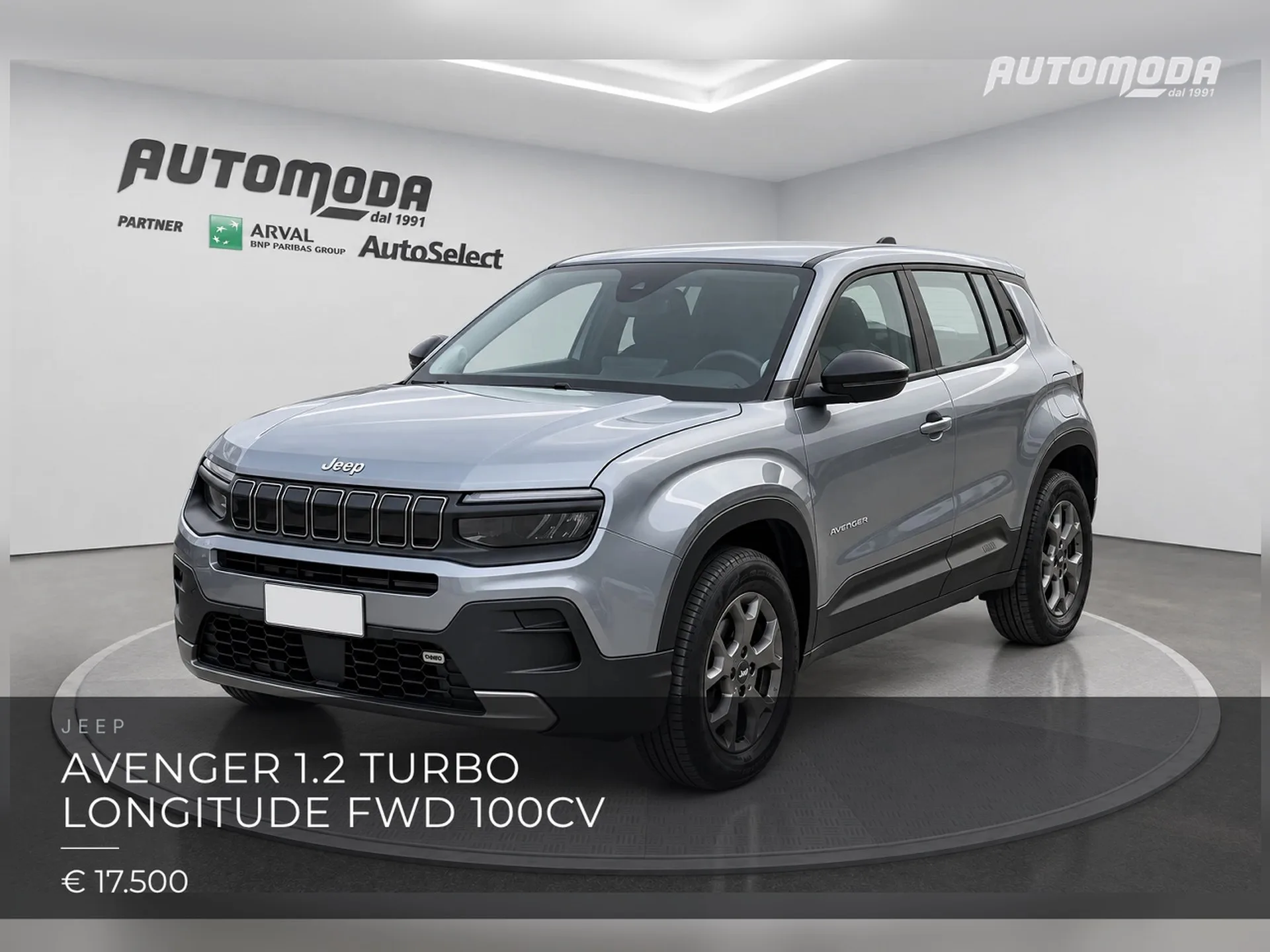 Jeep Avenger 1.2 turbo Longitude fwd 100cv 2023