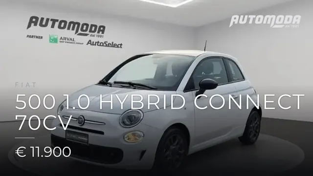 Fiat 500 1.0 hybrid Connect 70cv 2021