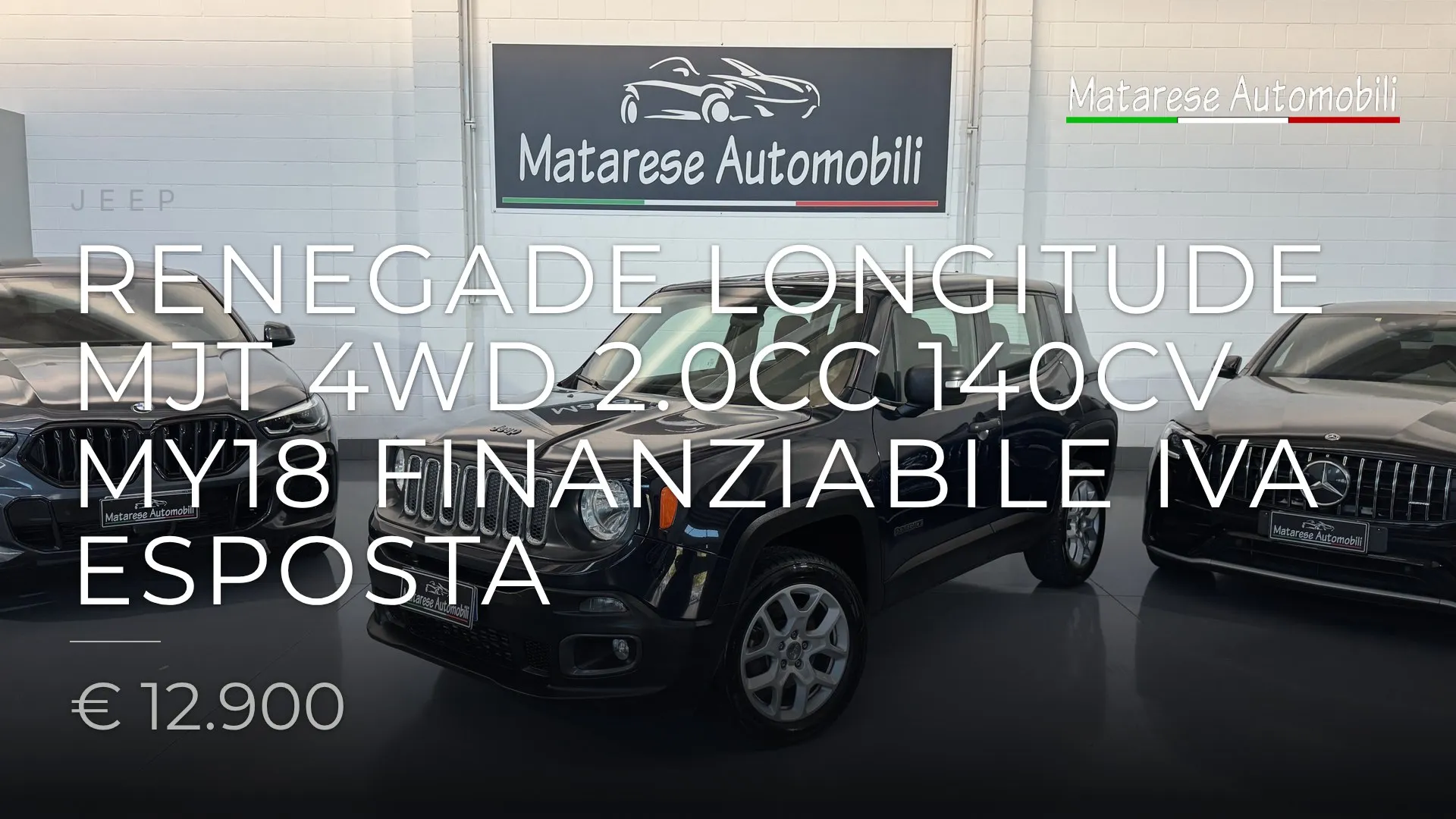Jeep Renegade Longitude mjt 4WD 2.0cc 140cv my18 Finanziabile IVA Esposta 2018