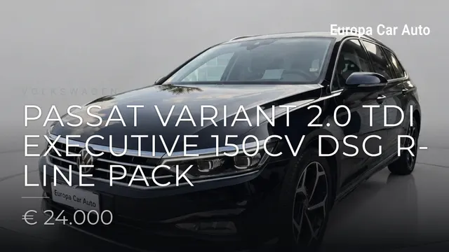 Volkswagen Passat Variant 2.0 tdi Executive 150cv dsg R-Line pack 2023