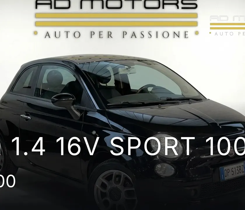 Fiat 500 1.4 16v Sport 100cv 2008