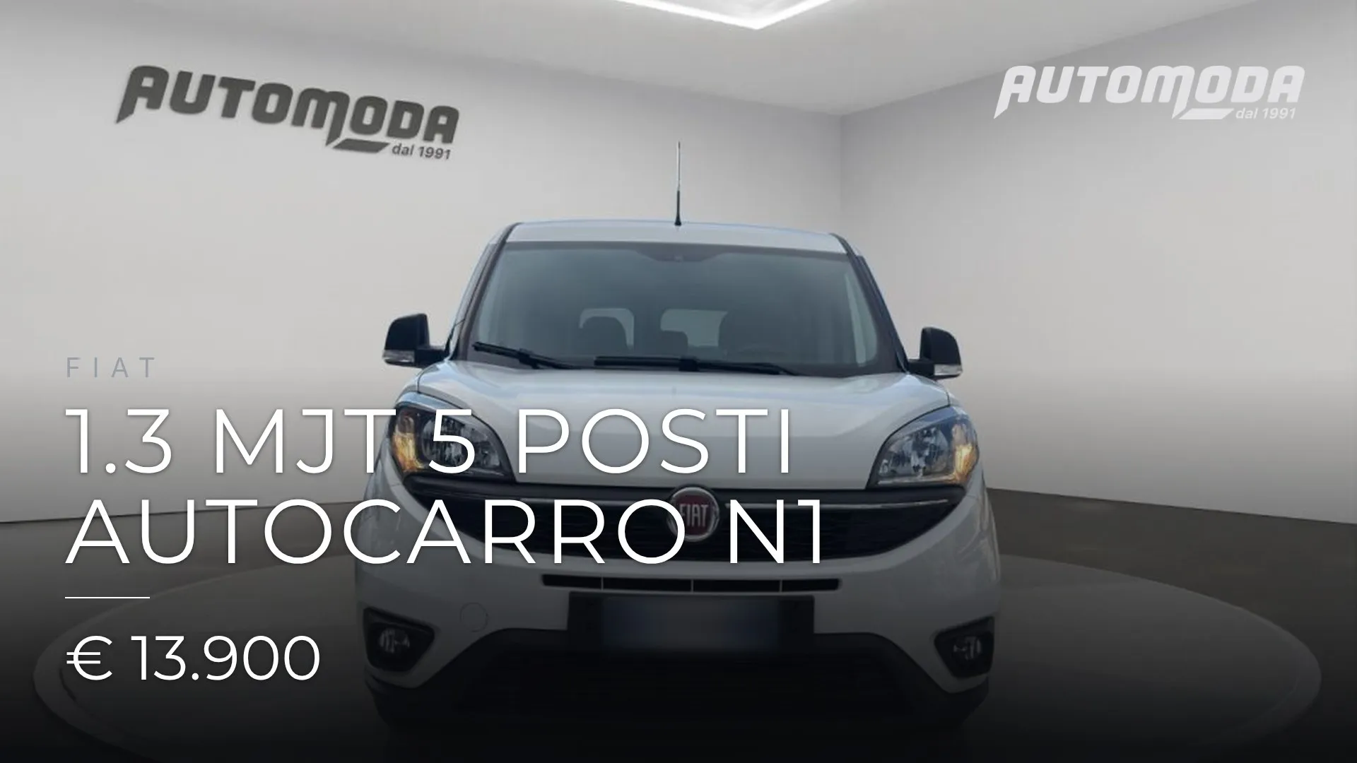FIAT 1.3 MJT 5 POSTI AUTOCARRO N1 2021