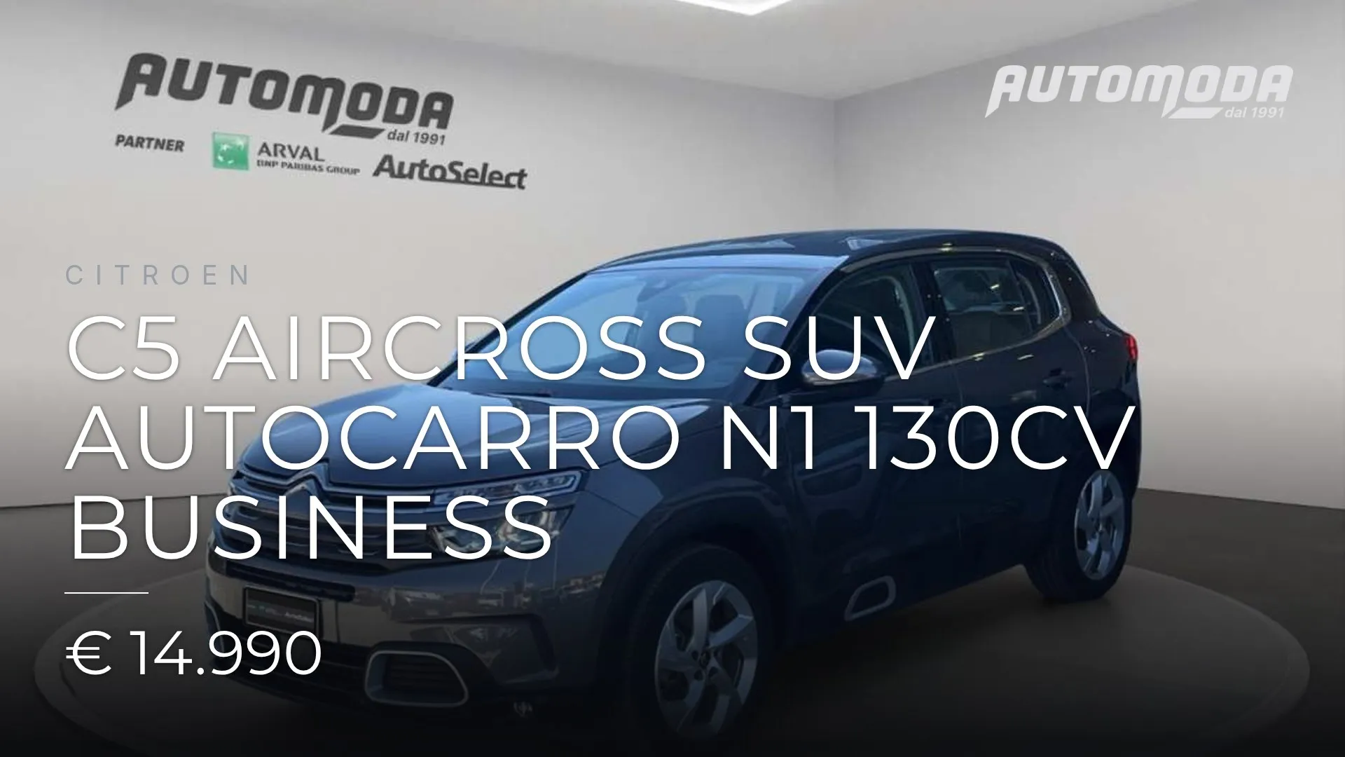 Citroen C5 Aircross SUV AUTOCARRO N1 130CV BUSINESS 2022