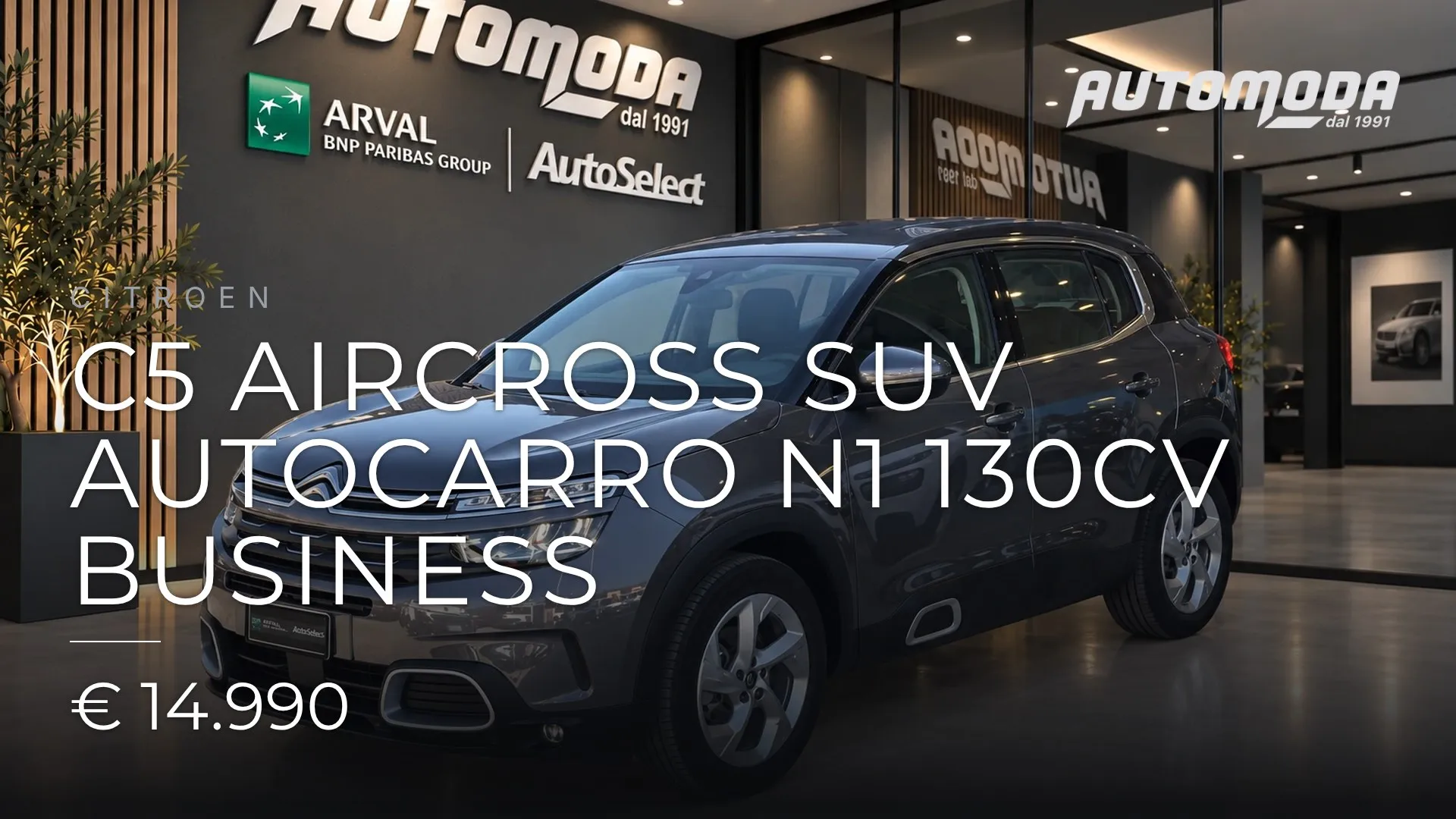 Citroen C5 Aircross SUV AUTOCARRO N1 130CV BUSINESS 2022