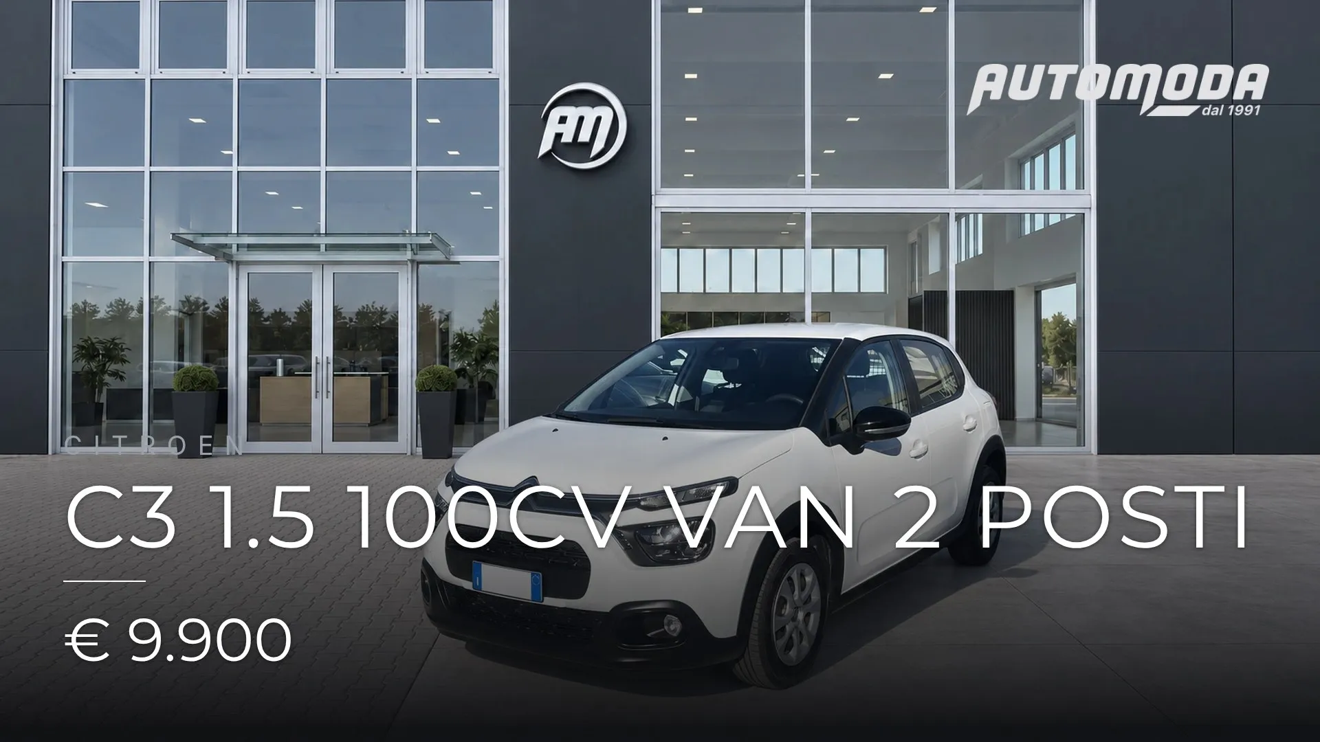 CITROEN C3 1.5 100CV Van 2 Posti 2021