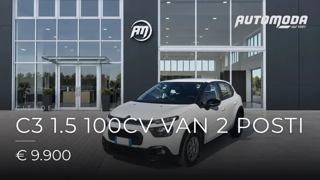 CITROEN C3 1.5 100CV Van 2 Posti 2021
