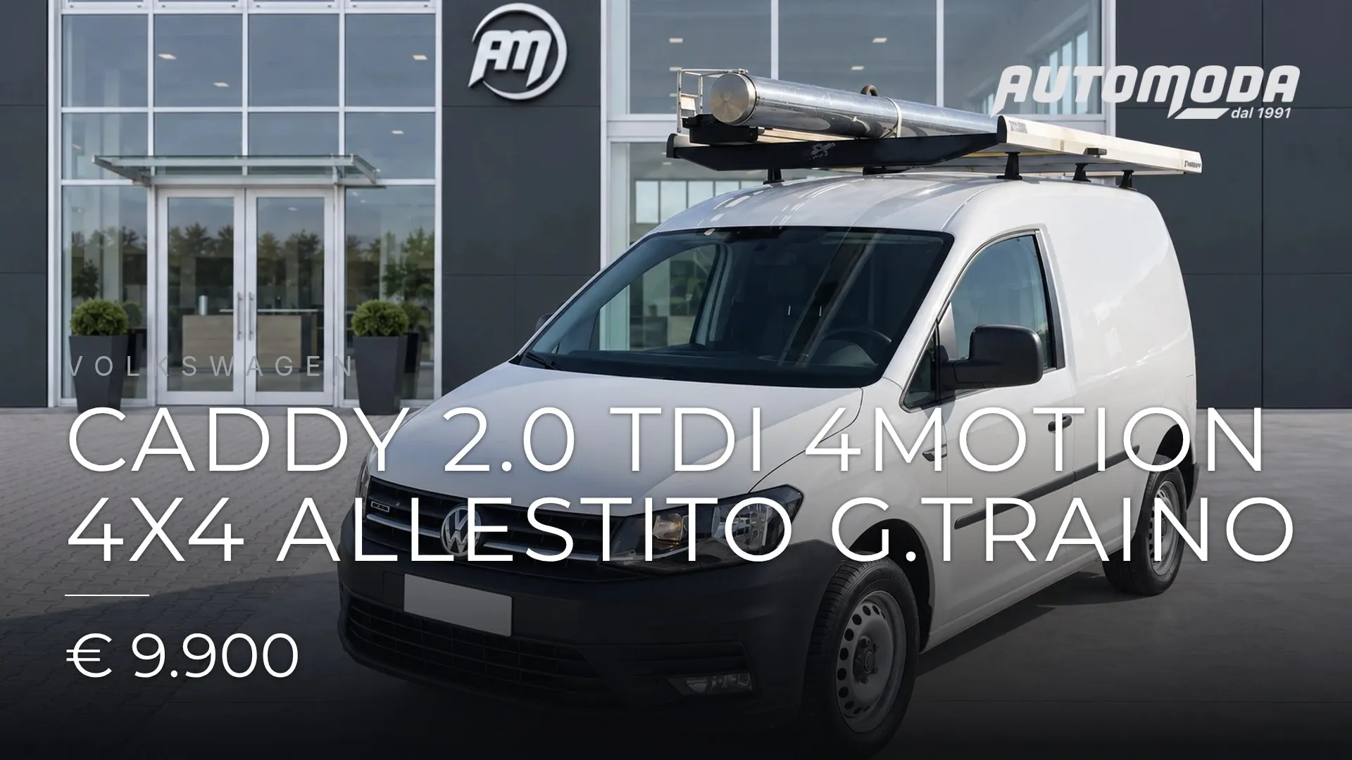Volkswagen Caddy 2.0 TDI 4MOTION 4X4 ALLESTITO G.TRAINO 2019