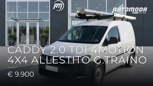 Volkswagen Caddy 2.0 TDI 4MOTION 4X4 ALLESTITO G.TRAINO 2019