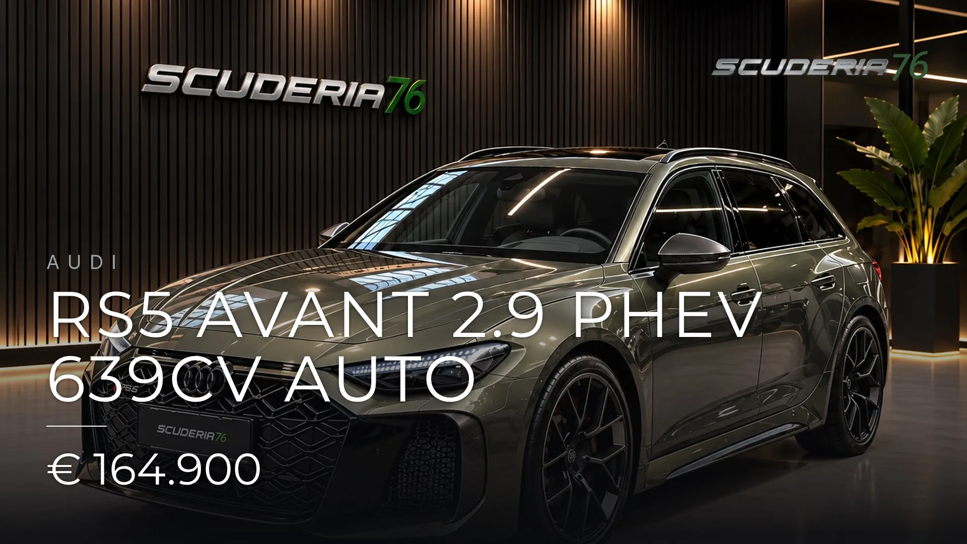 Audi RS5 Avant 2.9 phev 639cv auto 2026