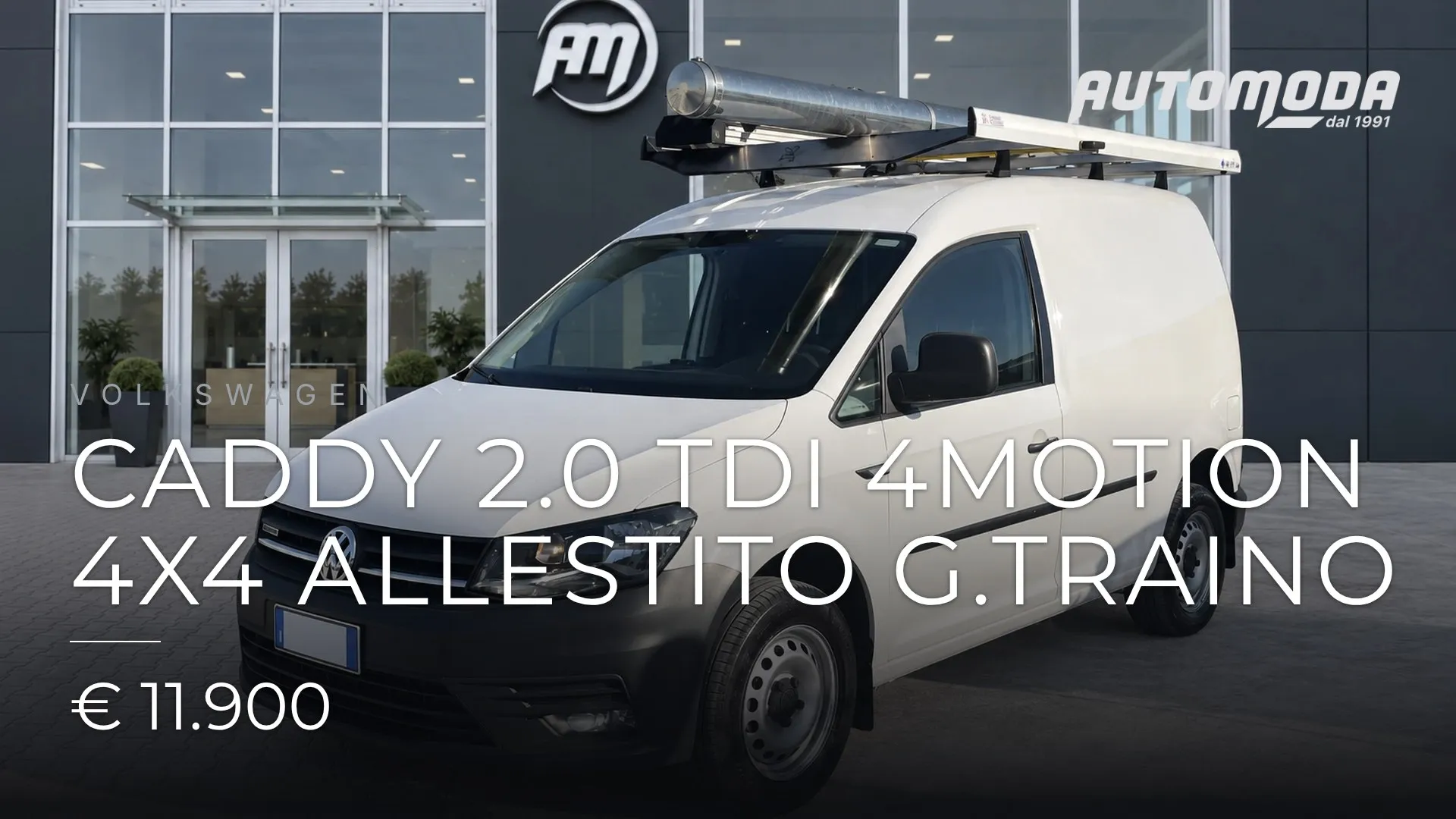 Volkswagen Caddy 2.0 TDI 4MOTION 4X4 ALLESTITO G.TRAINO 2019