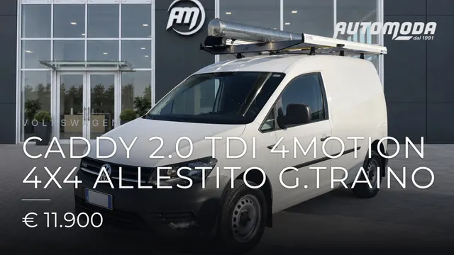Volkswagen Caddy 2.0 TDI 4MOTION 4X4 ALLESTITO G.TRAINO 2019