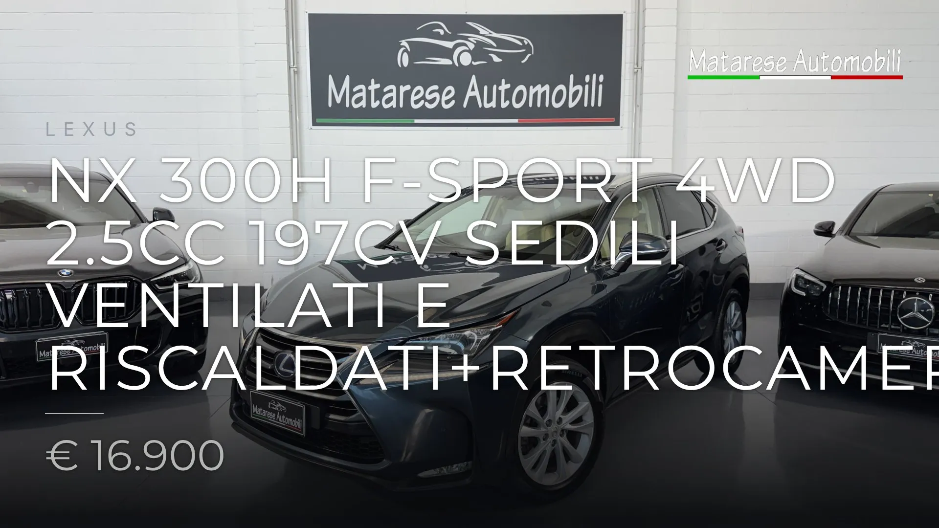 Lexus NX 300h F-Sport 4wd 2.5cc 197cv Sedili ventilati e riscaldati+Retrocamera 2015