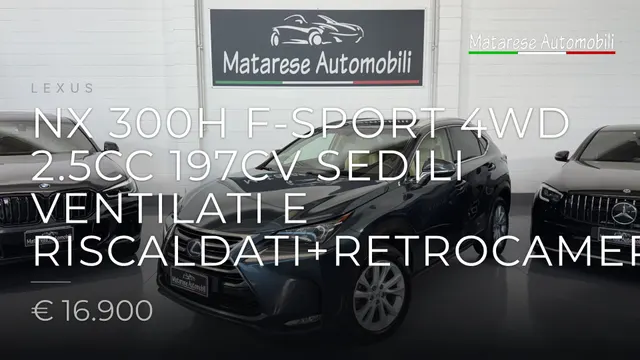 Lexus NX 300h F-Sport 4wd 2.5cc 197cv Sedili ventilati e riscaldati+Retrocamera 2015