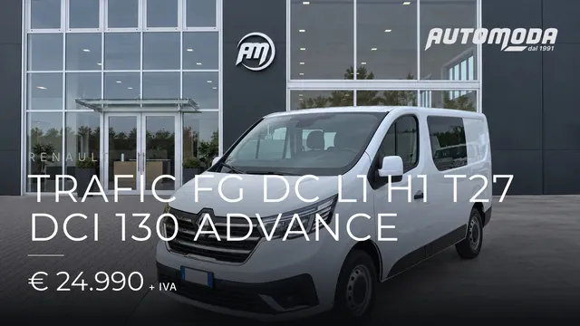 Renault Trafic FG DC L1 H1 T27 DCI 130 ADVANCE 2024