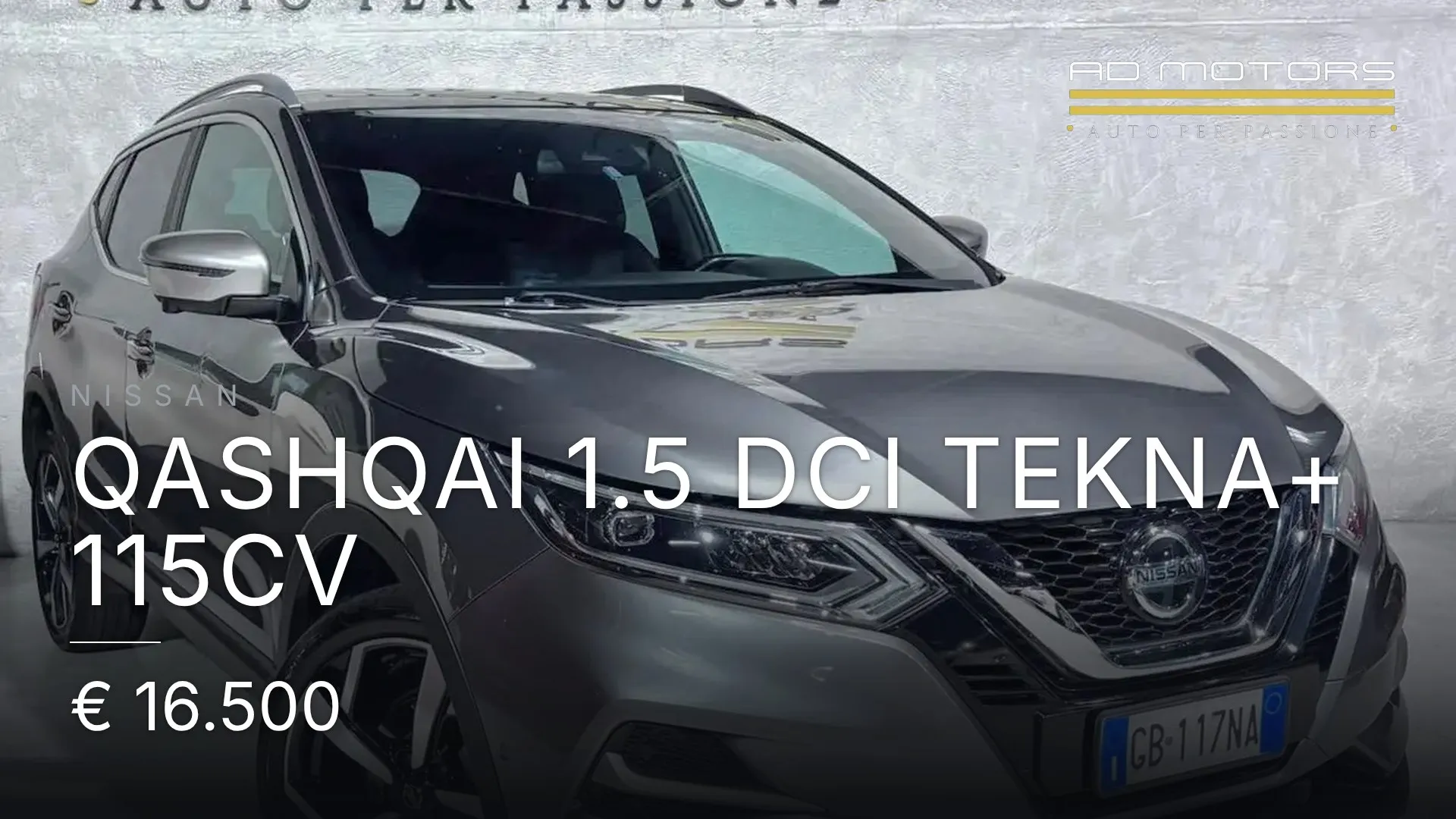Nissan Qashqai 1.5 dci Tekna+ 115cv 2020