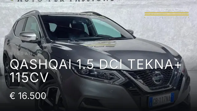 Nissan Qashqai 1.5 dci Tekna+ 115cv 2020