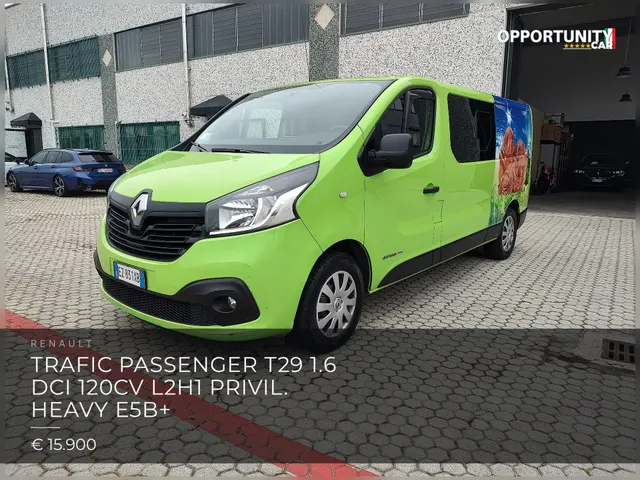 Renault trafic passenger T29 1.6 dci 120cv L2H1 Privil. Heavy E5b+ 2015