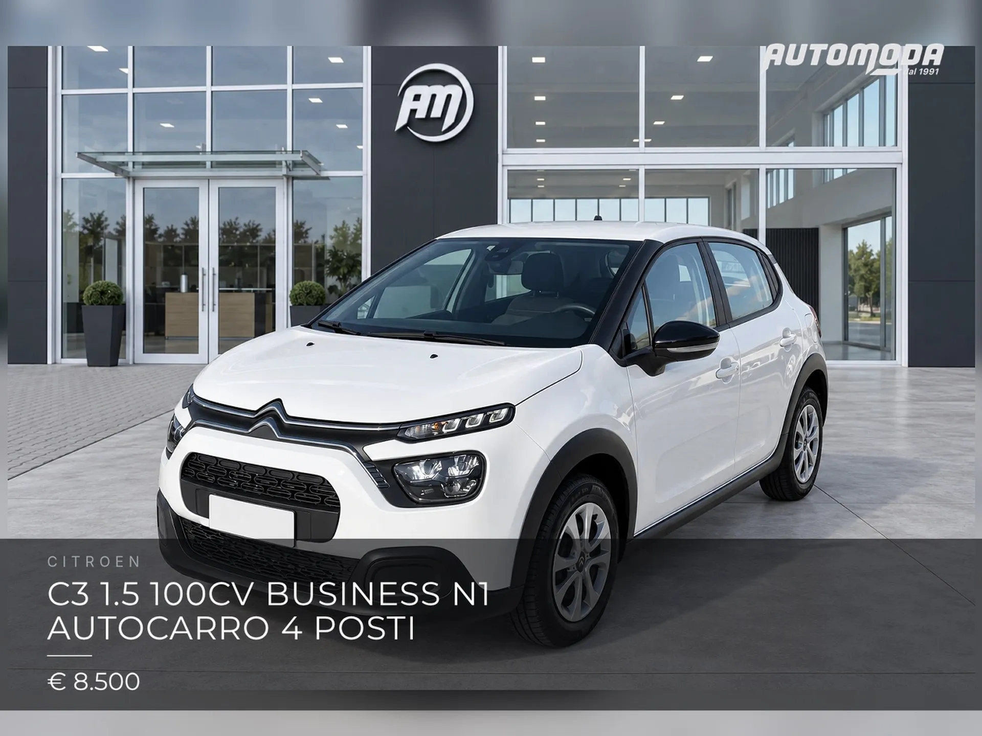 Citroen C3 1.5 100cv Business N1 Autocarro 4 posti 2022