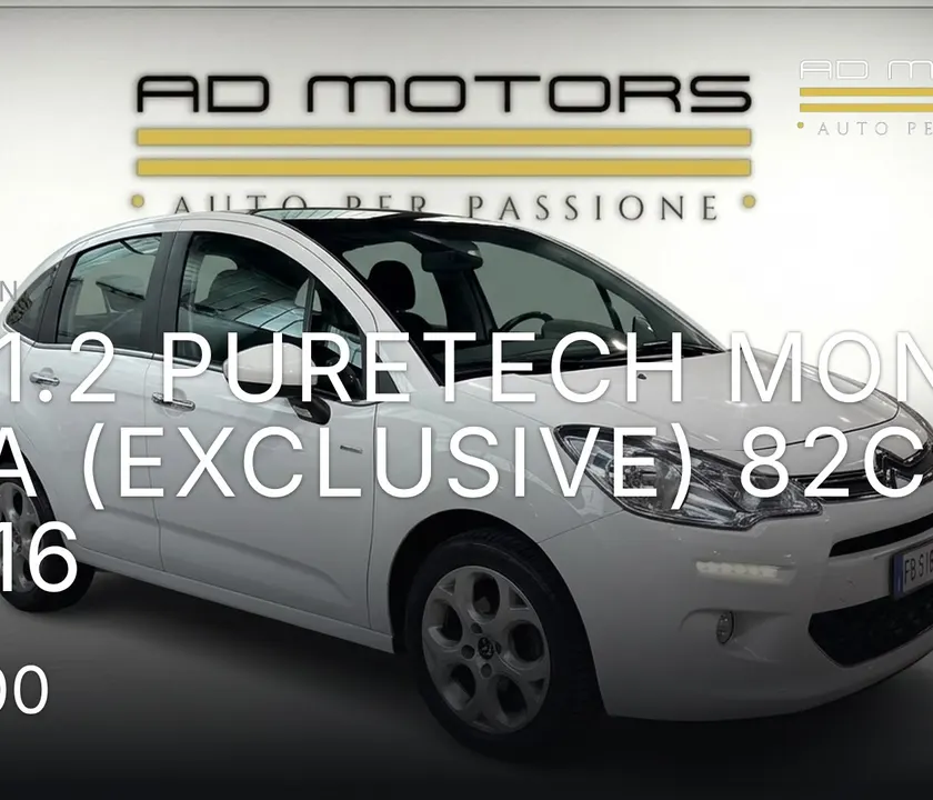 Citroen C3 1.2 puretech Monna Lisa (exclusive) 82cv my16 2015