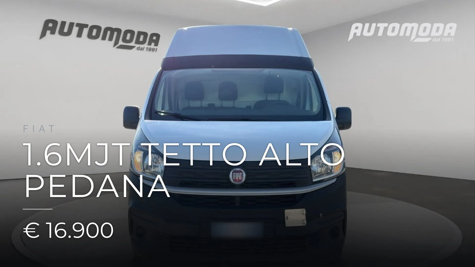 FIAT 1.6MJT TETTO ALTO PEDANA 2019