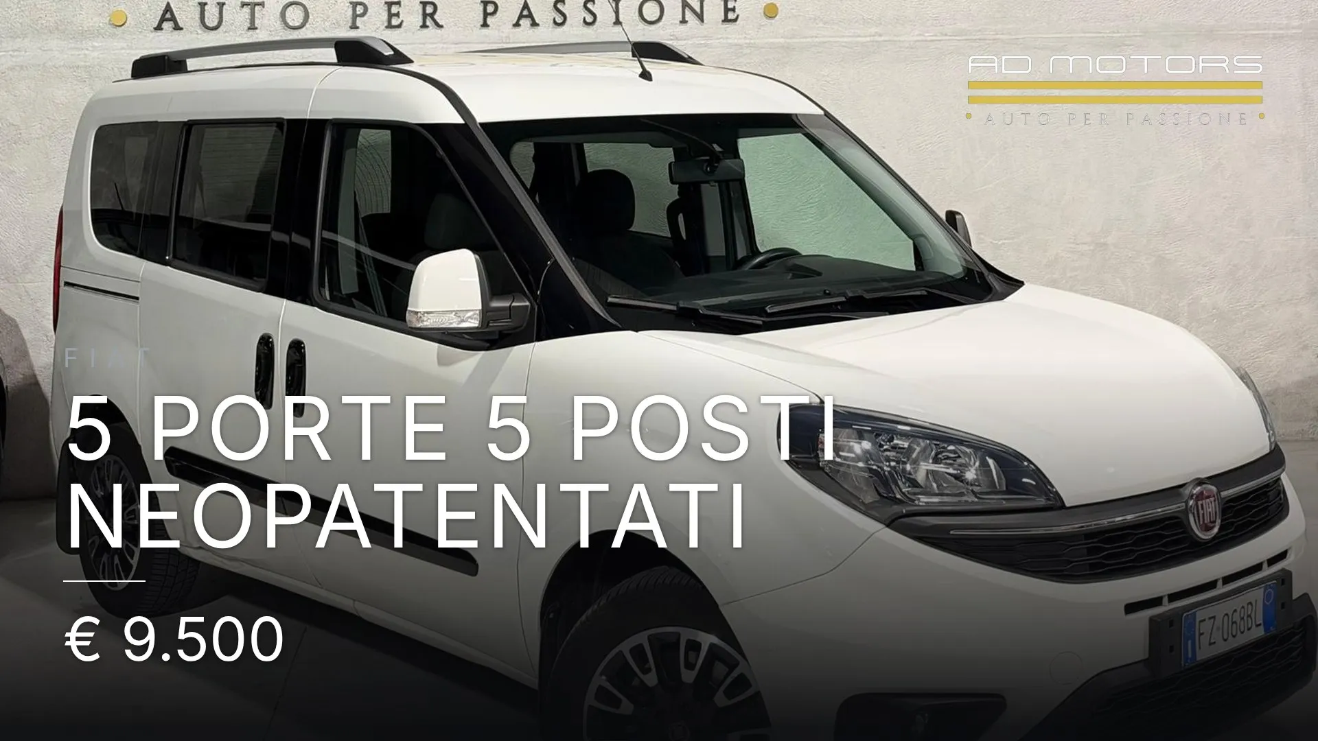 Fiat 5 Porte 5 Posti Neopatentati 2019