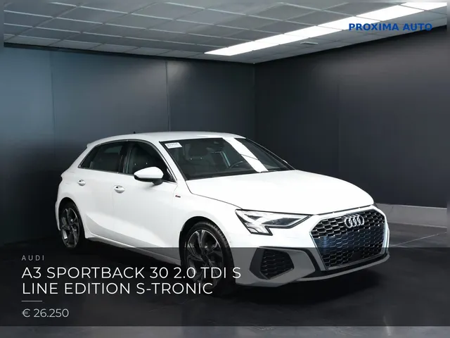 Audi A3 Sportback 30 2.0 tdi S line edition s-tronic 2023