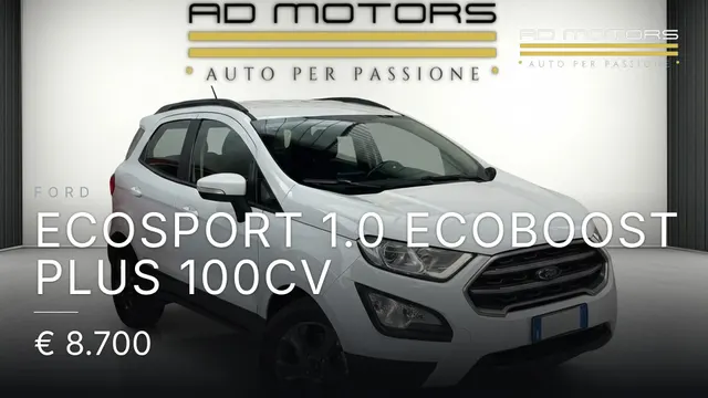Ford EcoSport 1.0 ecoboost Plus 100cv 2018